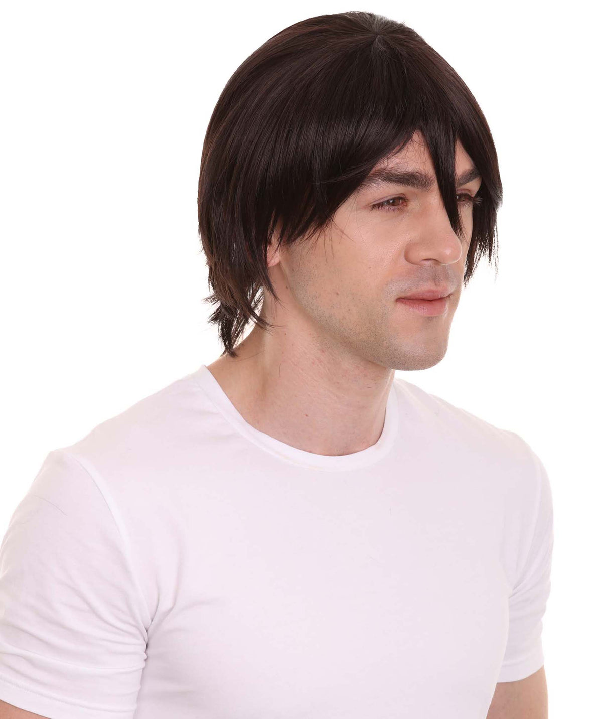 Wigs2you C-224 ダーリン・イン・ザ・フランキス ヒロ ウィッグ メンズ ブラック 黒 ショート レザーカット コスプレウィッグ アニメ フルウィッグ 耐熱 ハロウィン 仮装