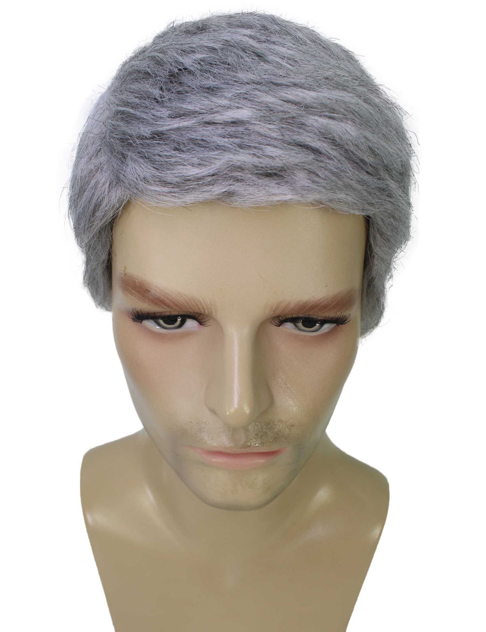 ハロウィンパーティープレミアム大人用メンズ「鬼滅の刃」のしのぶの灰色のウィッグ H-5689