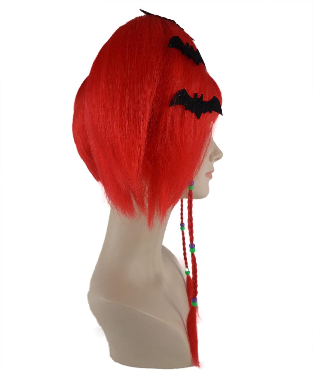 Wigs2you ハロウィンパーティープレミアム レディース H-691 バットエンジェルウィッグ レッドカラー