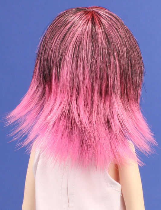 ミディアムカジュアルスタイル ブロードライドアウトワード WD-4020 ドールウィッグ ディーバピンクの色