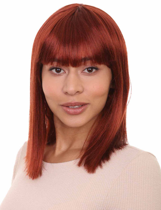 Wigs2you ハロウィンパーティープレミアム レディース H-656 オーバーンボブウィッグ