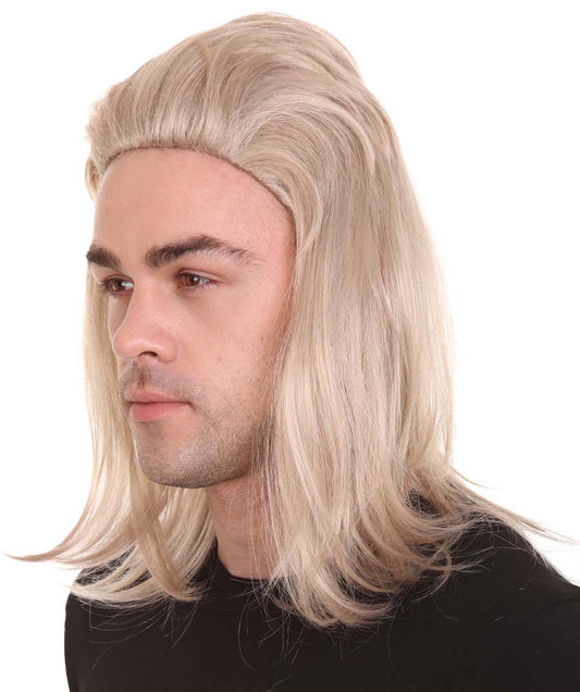 Wigs2you ハロウィンパーティープレミアムメンズ H-2129 タイガーメンズ マレットブロンドレトロウィッグ 自然な見た目 完璧なウィッグの選び方