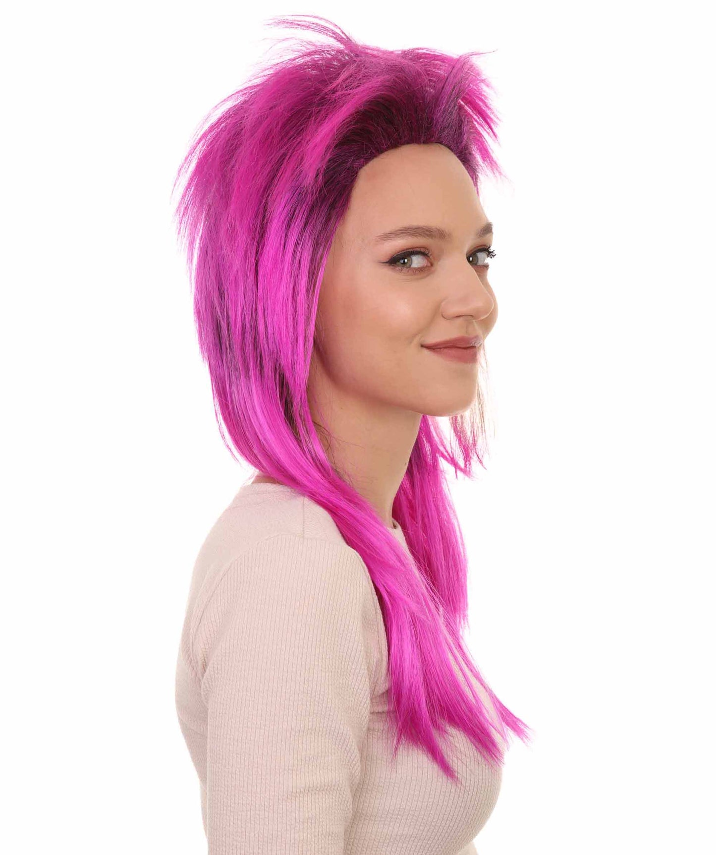 Wigs2youハロウィンパーティープレミアムレディースH-1886 着けやすい 非常に快適 ロックスターウィッグ