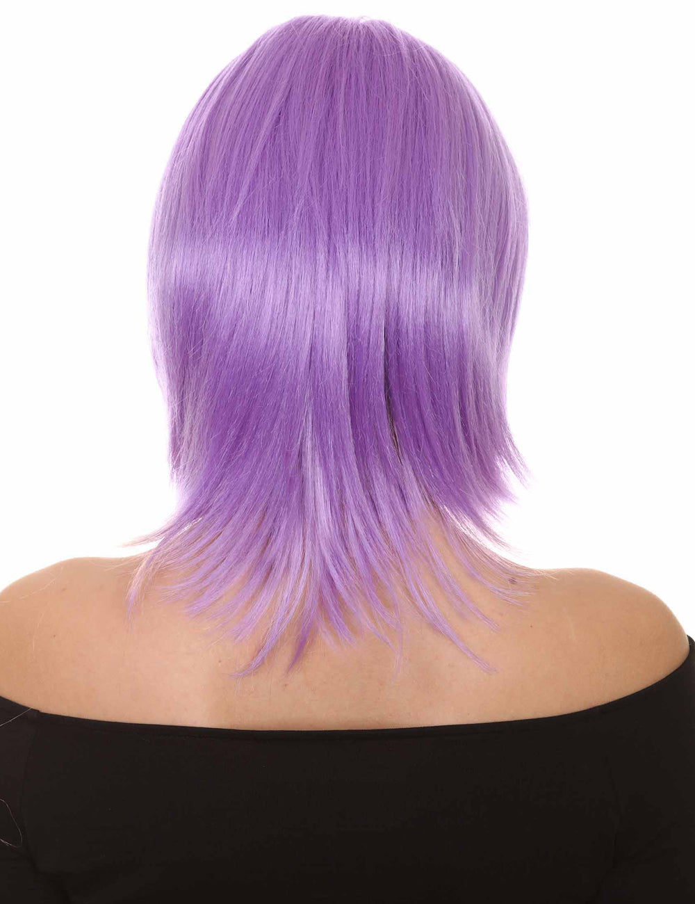 Wigs2you ハロウィン パーティー プレミアム H-1430 簡単に着用でき 快適なフィット感の女性ショート ライラックウィッグ