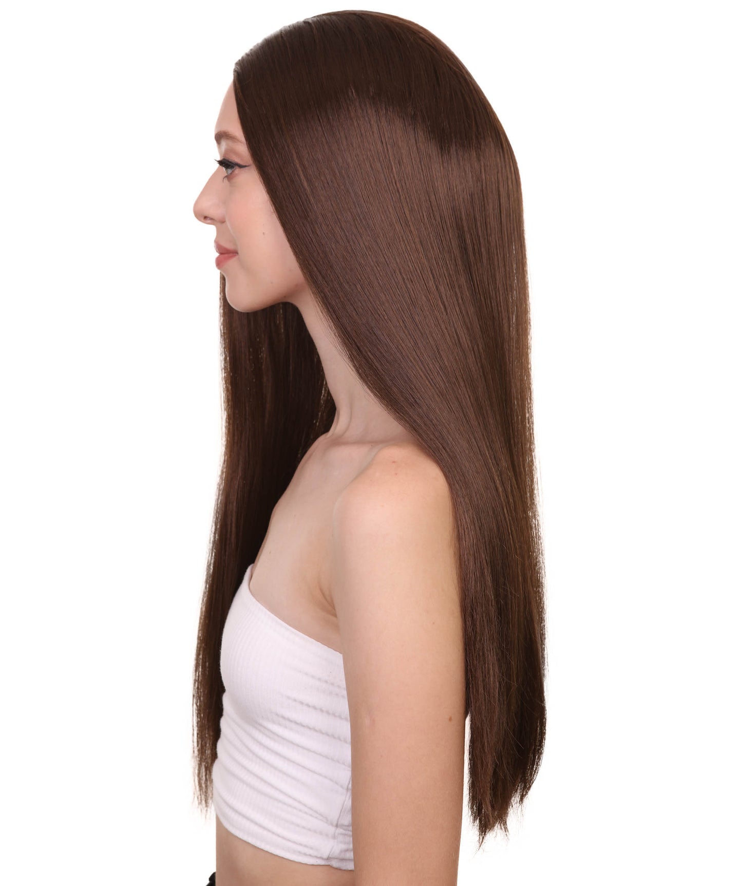 Wigs2you ハロウィンパーティープレミアム H-875 悪の花嫁 II 女性ウィッグ ブラウン