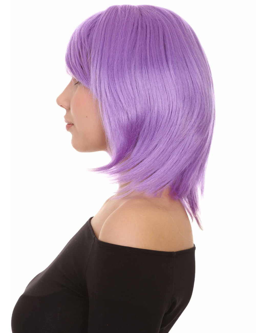 Wigs2you ハロウィン パーティー プレミアム H-1430 簡単に着用でき 快適なフィット感の女性ショート ライラックウィッグ