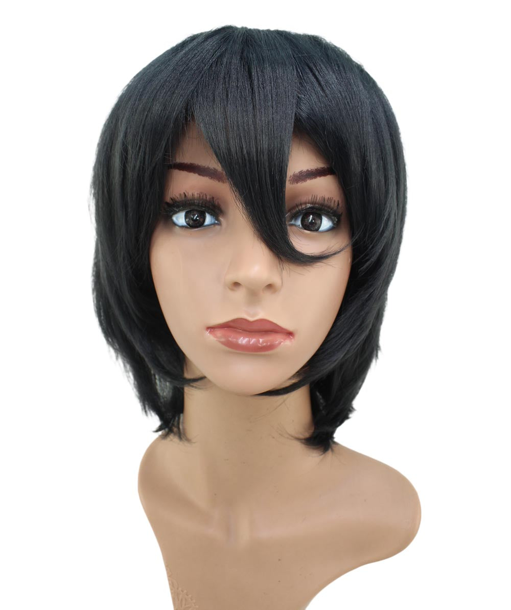 レディースファッション C-058 ミディアム C-ダークネイビー コスプレヒートスタイラブルウィッグ