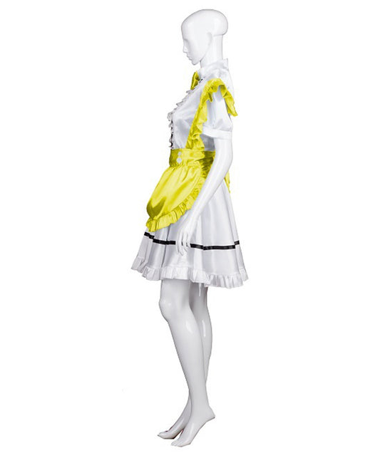女性用 JCO-326_22 アニメ コスプレ フレンチメイド ファンシー ドレス イエロー コスプレ コスチューム