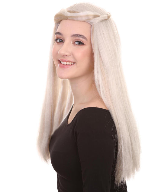 ウィッチ レディースウィッグ H-2816 ブロンドロングスタイル ファンシーレディ ハロウィンパーティ プレミアムウィッグ