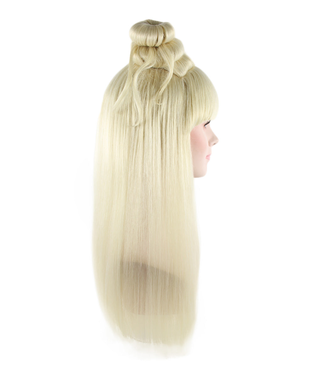 Wigs2you ハロウィン パーティー プレミアム レディース H-1215 快適なフィット感のブロンド アジアン プリンセス ウィッグ