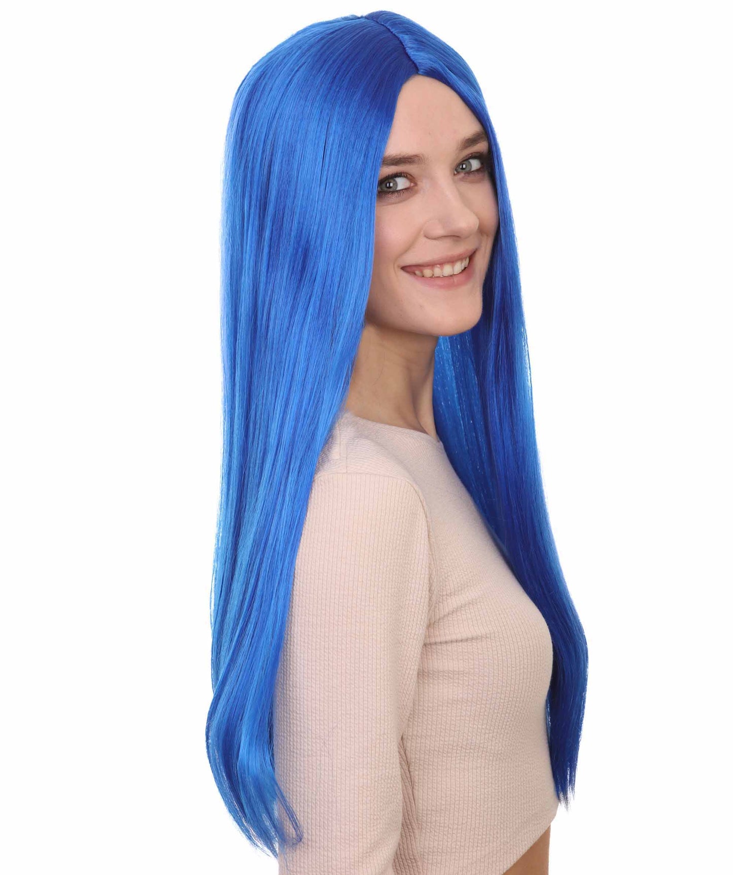 Wigs2you ハロウィンパーティープレミアム H-859 悪の花嫁 II 女性ウィッグ ダークブルー色