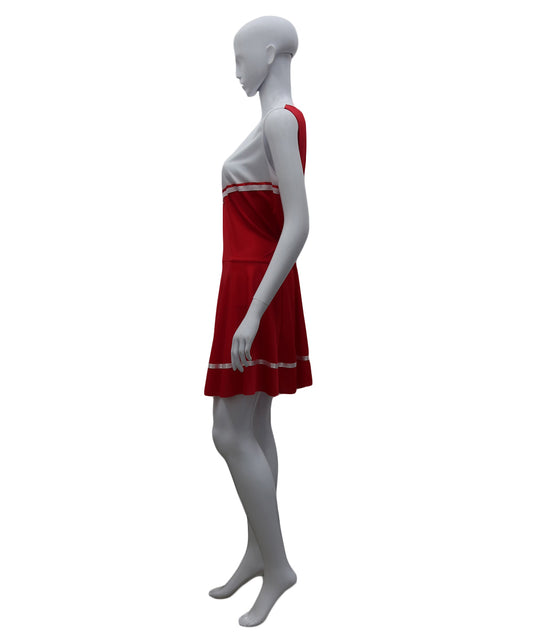 大人向け女性用 JCO-140 チアリーダー コスチューム レッド&ホワイト ハロウィン コスチューム