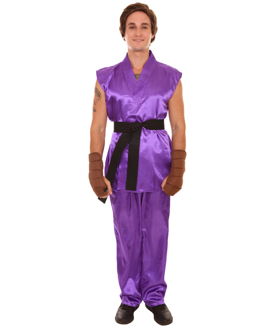 大人用メンズ JCO-268_15 ケン カラテ ストリートファイター ダークパープルコスプレ衣装