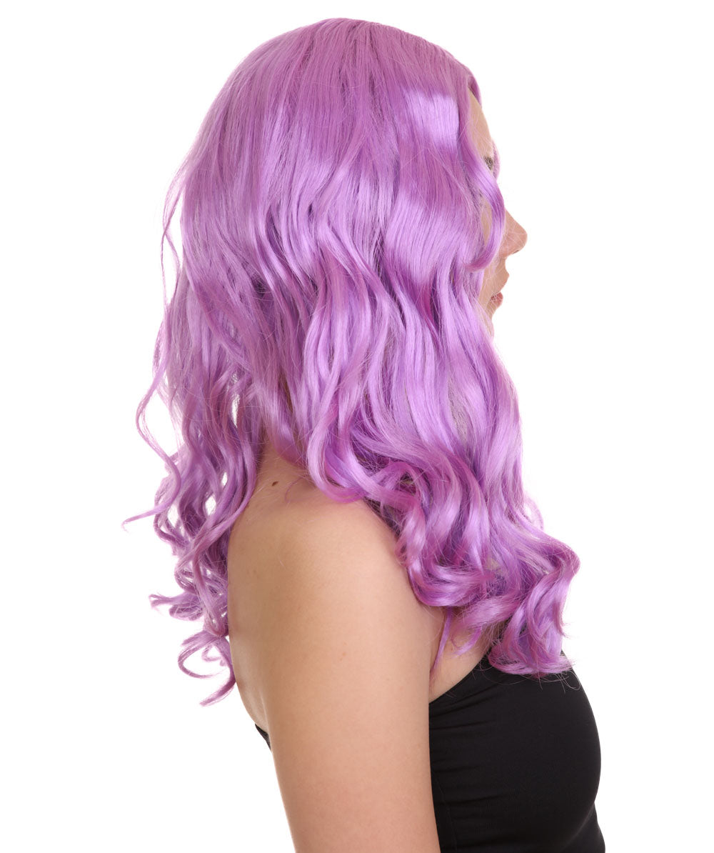 Wigs2you ハロウィンパーティー プレミアム レディース H-1091 アリスウィッグ 鏡の国のアリス Lt パープル色