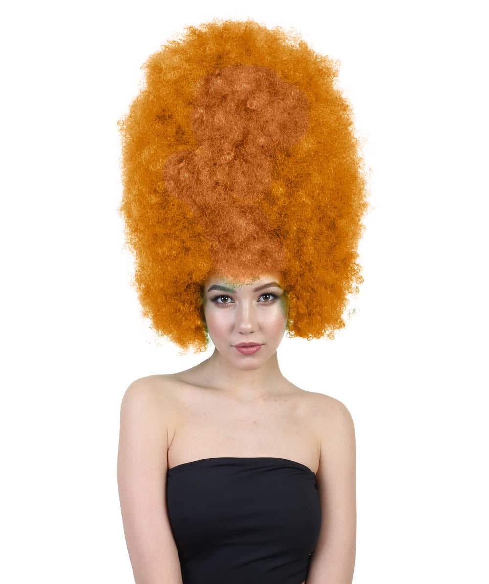Wigs2youハロウィンパーティープレミアムレディースH-1999 美しい見た目のスーパーサイズジャンボゴールデンブラウンアフロウィッグ