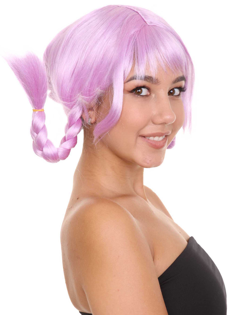 Wigs2you ハロウィンパーティー プレミアム レディース H-1642 簡単装着 とても快適 ピッピ ライラック
