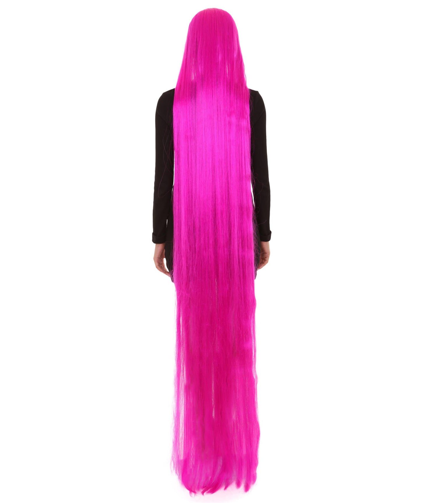 70エクストラロングネオンフューシャ女性用ウィッグコレクション H-3261 華やかなハロウィンウィッグ プレミアム通気性のあるキャップレスキャップ