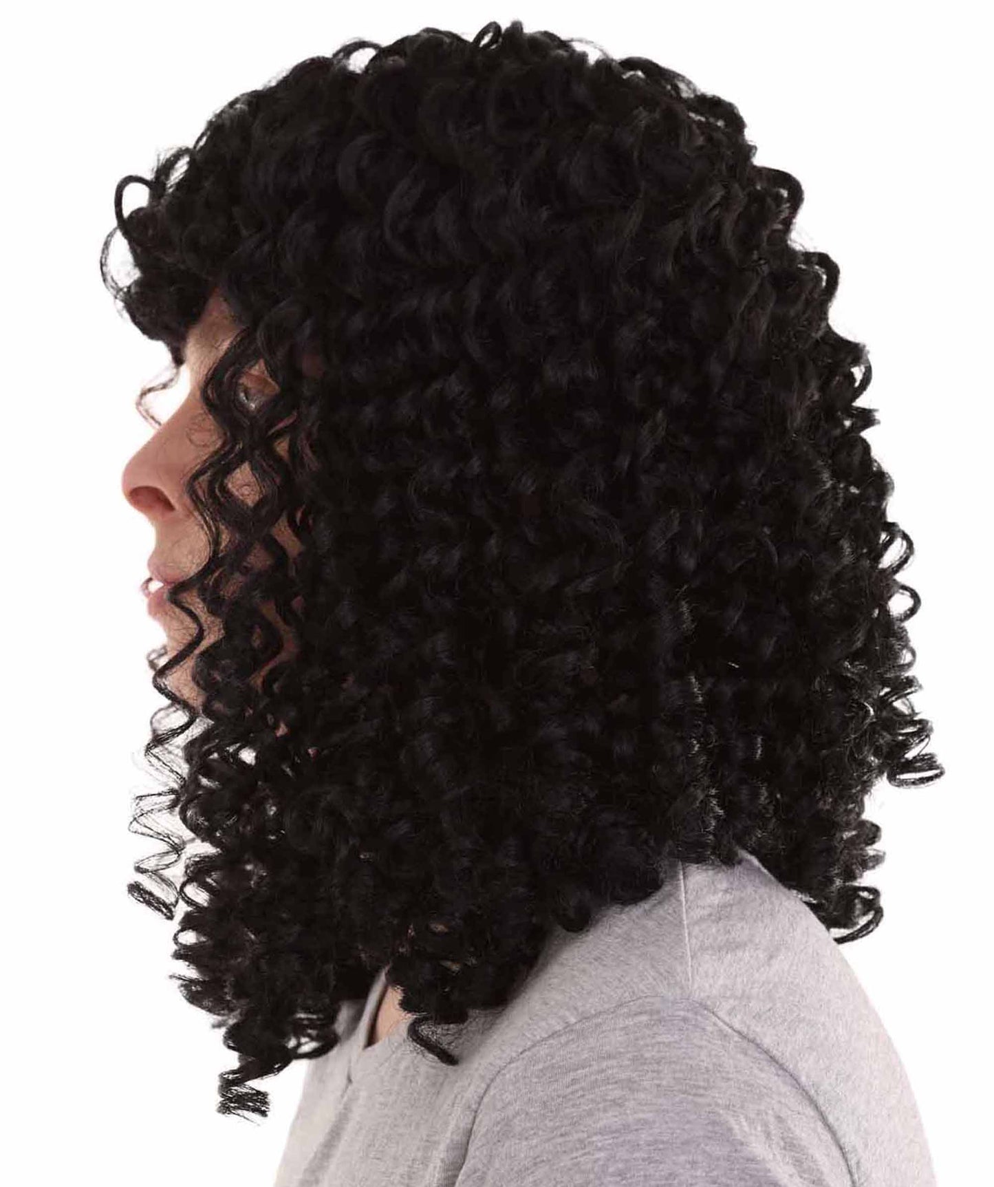 Wigs2you ハロウィンパーティ プレミアムメンズ H-2111 とても快適 カーリーロング コロニアルロックスターウィッグ