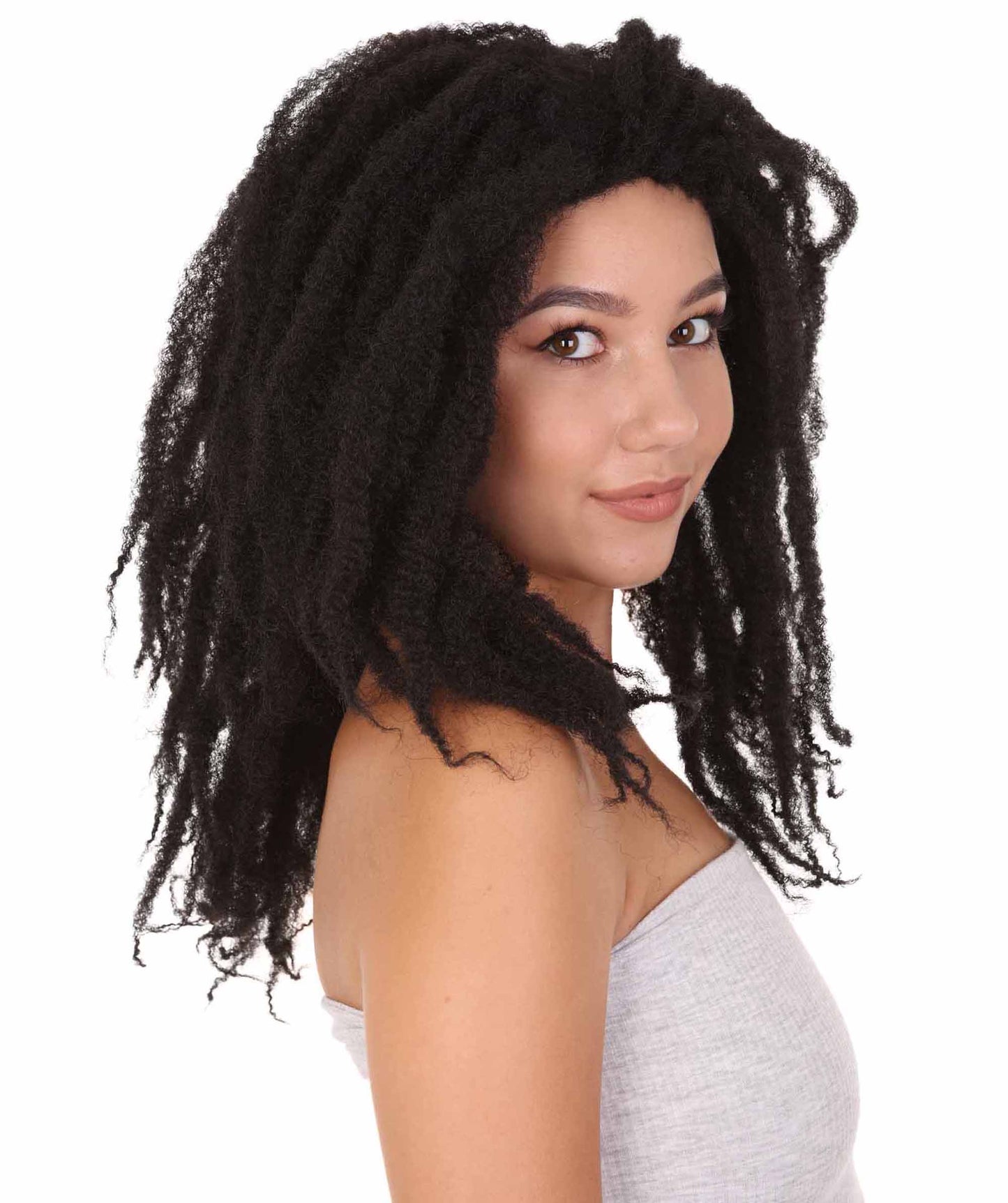 Wigs2youハロウィンパーティープレミアムレディースH-1969 美しい見た目のアフリカンスタイルドレッドロックウィッグ