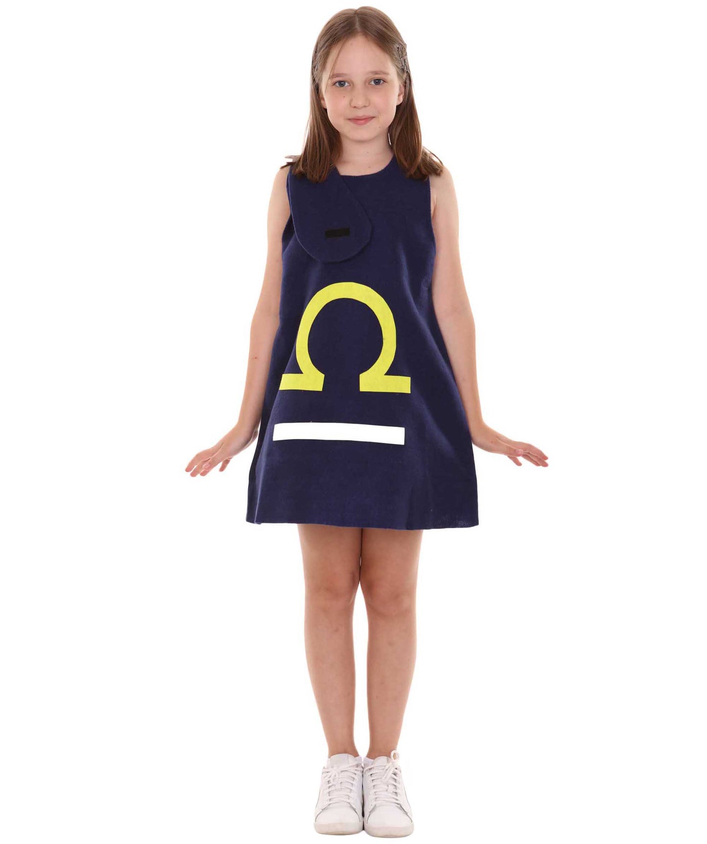 子供用ガール 12 JCO-255(Kids) 乙女座の星座 パーティー トロール ドレス コスチューム ブルー ハロウィン