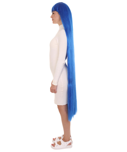 ハロウィンパーティープレミアム H-2720 50エクストラロングダークブルーレディースウィッグコレクション