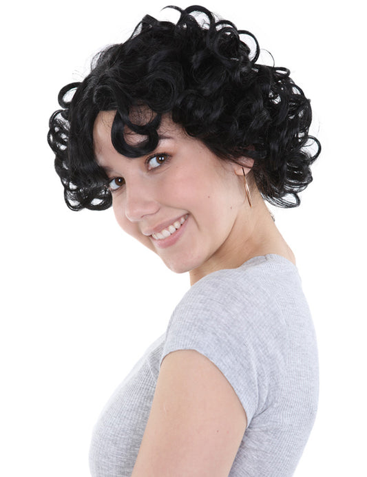 Wigs2you ハロウィンパーティープレミアムレディース H-545 ブラック "Ritzy" ウィッグ