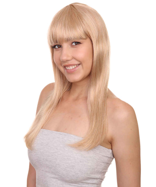 Wigs2you ハロウィン パーティー プレミアム レディース H-1061 とても快適なグラマー グリーン ウィッグ ゴールデン ブロンド カラー