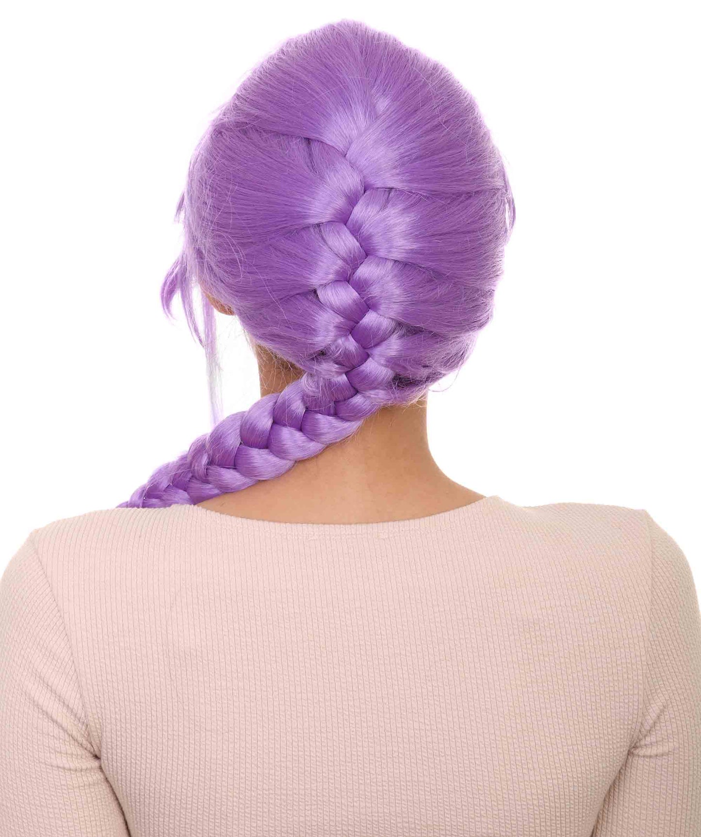 Wigs2you ハロウィン パーティー プレミアム レディース H-1169 とても快適なライラック編み込みウィッグ