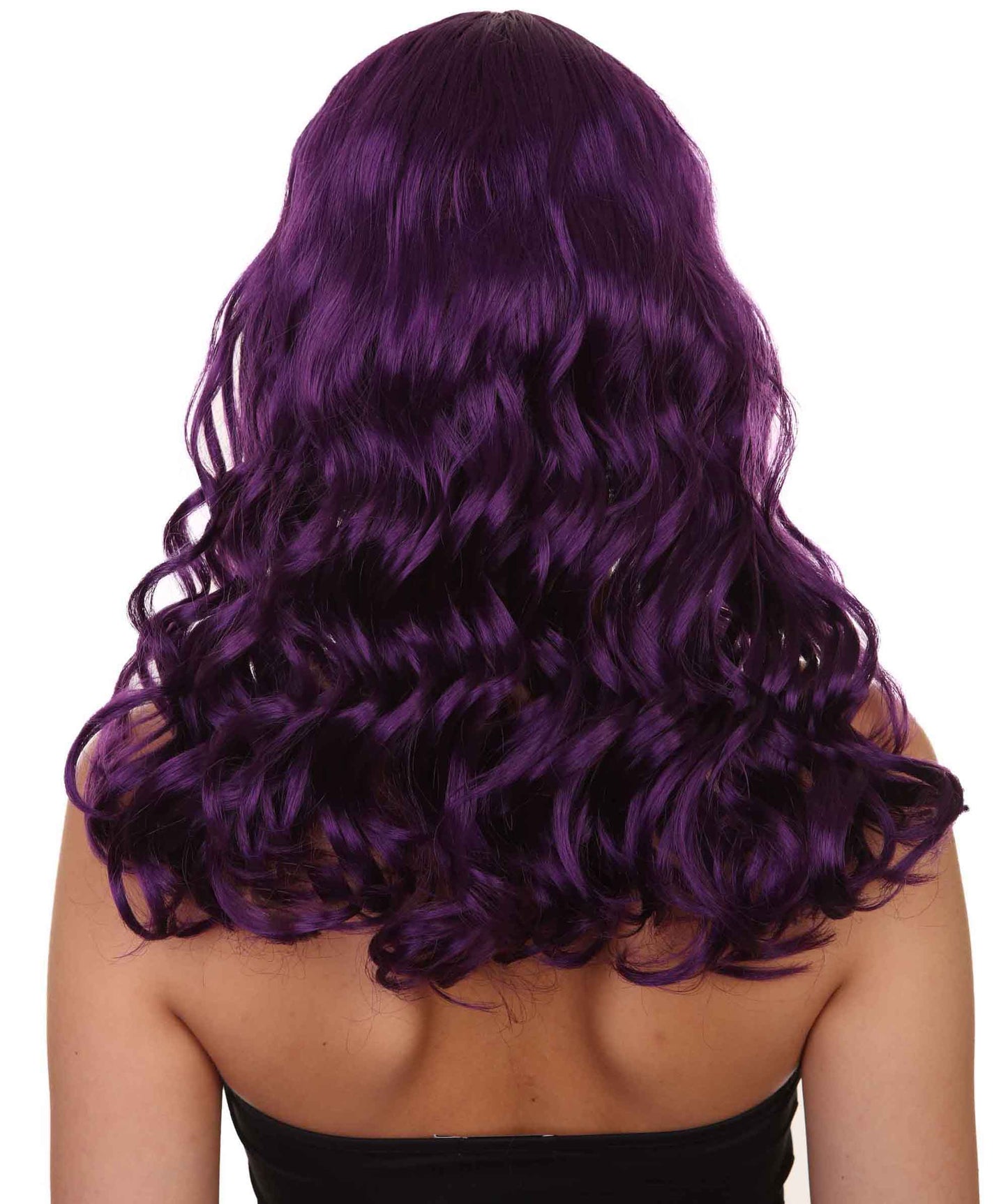 Wigs2you ハロウィンパーティー プレミアム レディース H-1093 アリスウィッグ 鏡の国のアリス バイオレット色