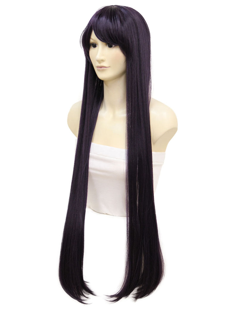 レディースファッション C-038 ロングストレート C-ダークパープル コスプレ ヒートスタイルウィッグ