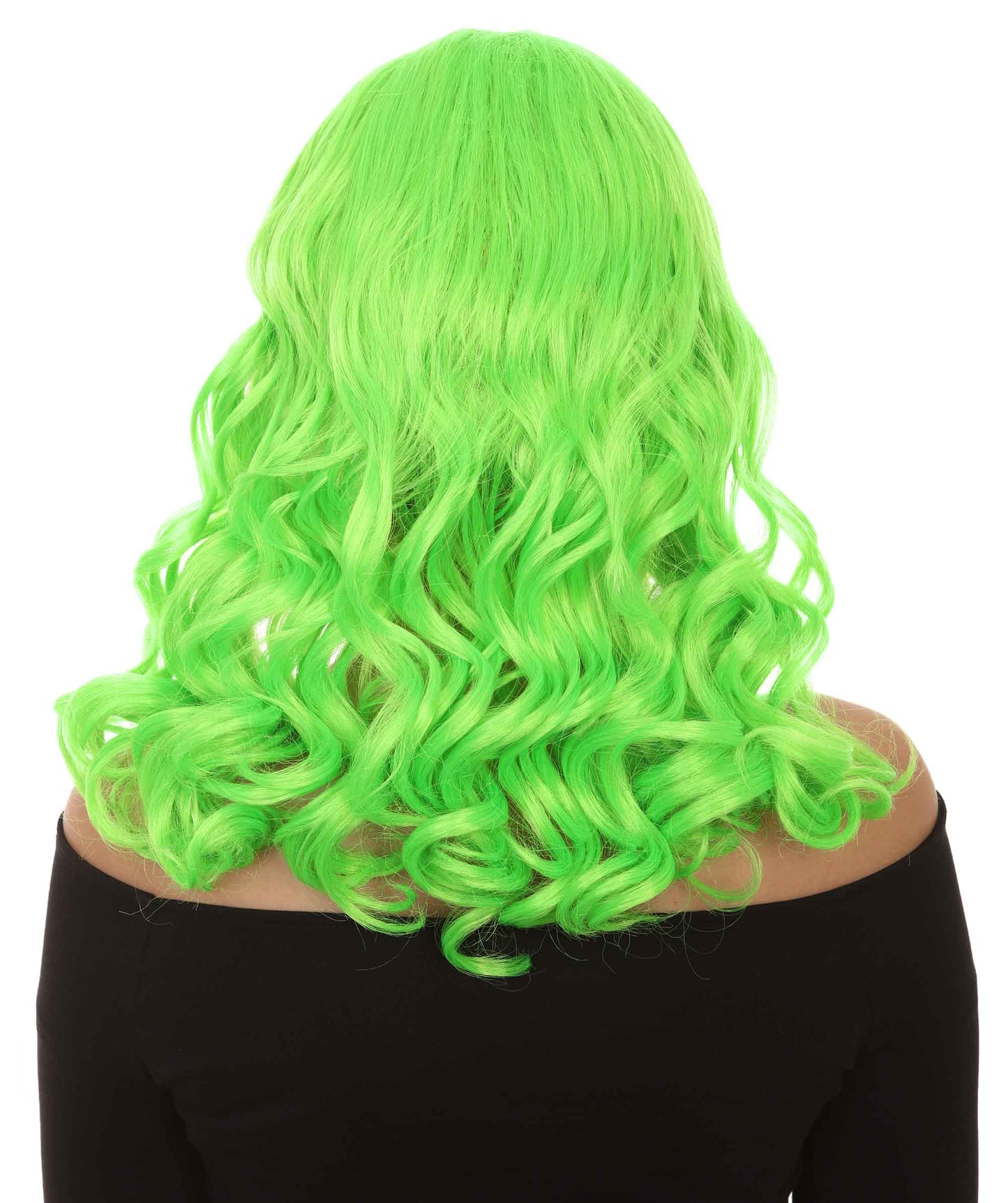 Wigs2you ハロウィンパーティープレミアム レディース H-1085 アリスウィッグ 鏡の国のアリス ライムカラー