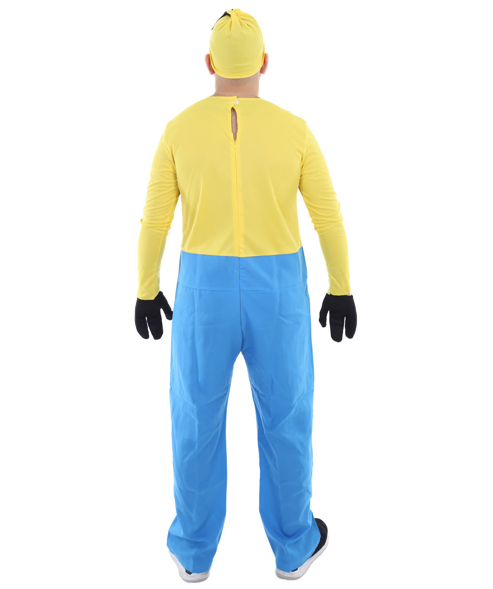 男性 JCP-055 の映画ケビン衣装 イエローとブルーハロウィンコスチューム