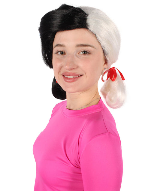 大人女性 アイランドガール シットコム H-6322 複数のカラーオプション ピグテールウィッグ 合成ソフトファイバー ハロウィンやグループパーティーに最適