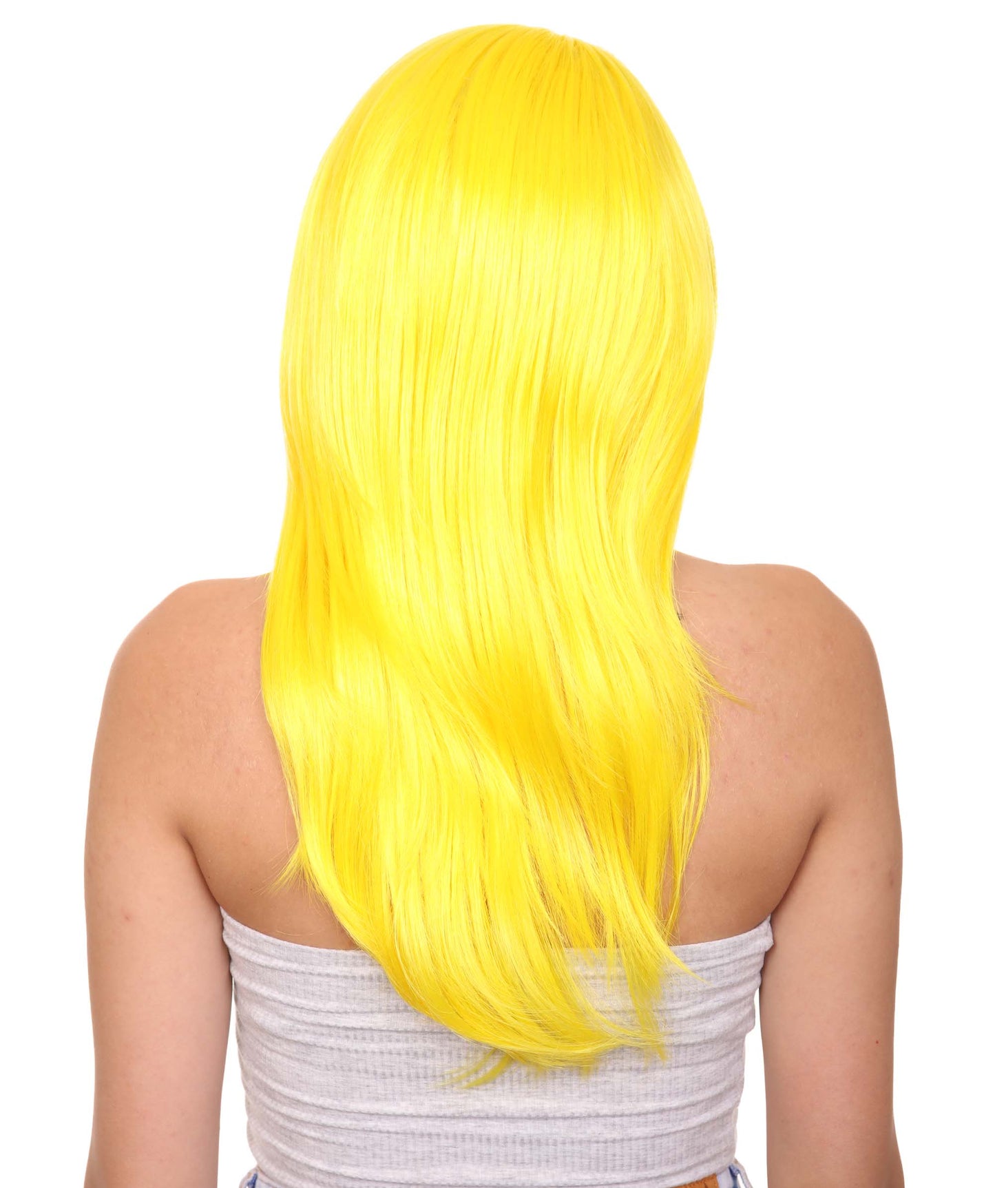 Wigs2you ハロウィンパーティー プレミアム レディース H-934 3レイヤーのパーティーガールウィッグ イエローカラー
