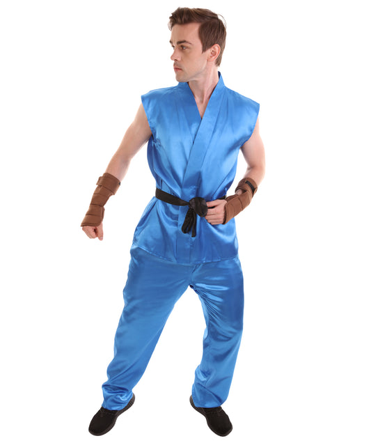 大人用メンズ JCO-268_1 ケン カラテ ストリートファイター ブルーコスプレ衣装