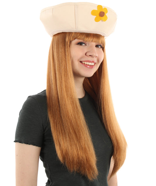 大人向け女性用 H-5798 グーフィー ドッグ アニメ ムービー ベストフレンド ブラウン ウィッグ(帽子付き) ハロウィンに最適 難燃性合成ファイバー