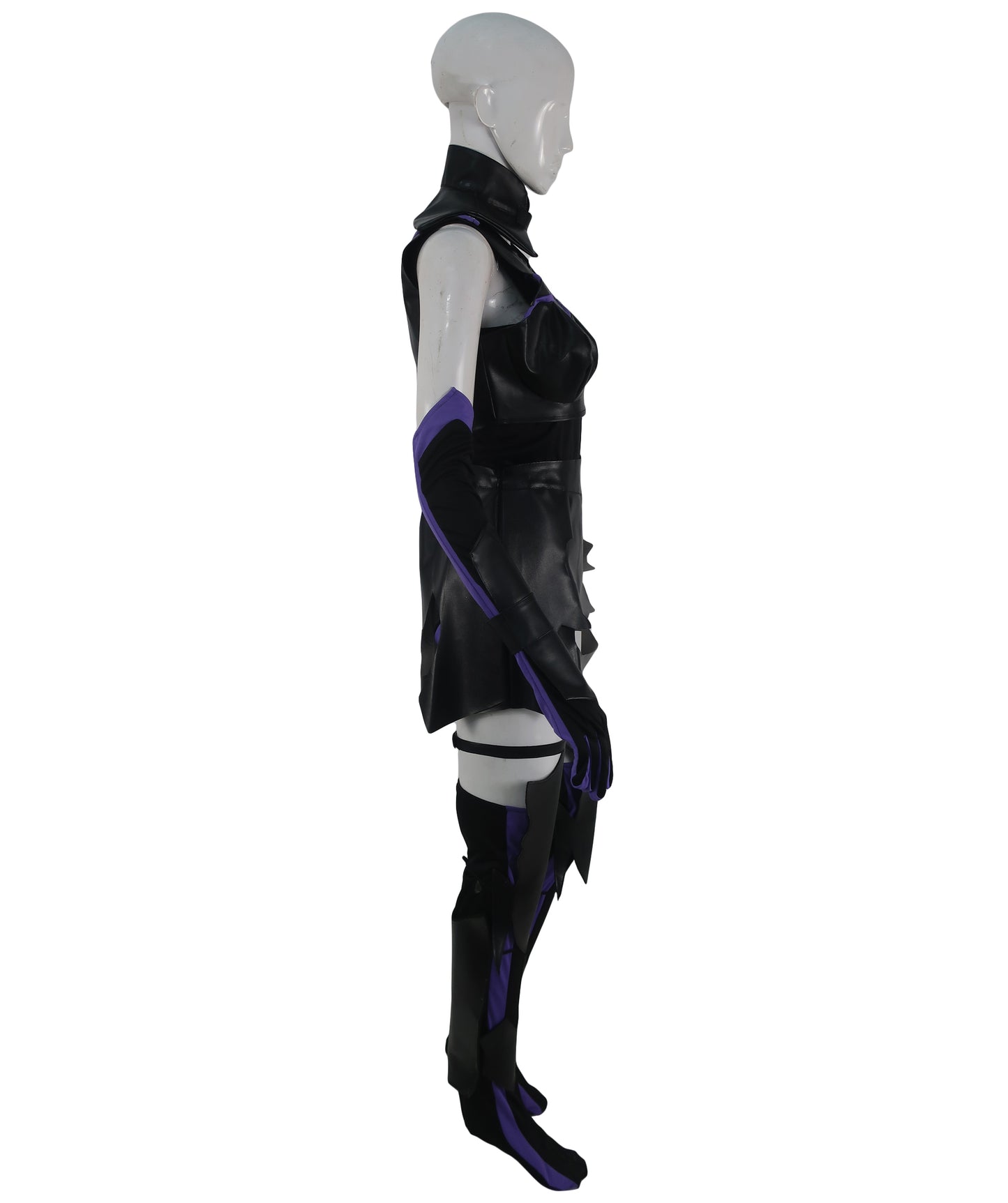 大人の女性用 JCA-035 JPアニメキャラクター パープル ブラック コスプレ衣装