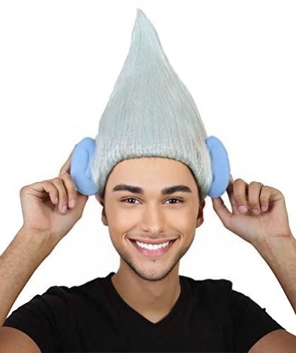 ハロウィンパーティー プレミアム 男性用 H-2495 トロールズ ガイ・ダイアモンド ウィッグ イヤーズ付き