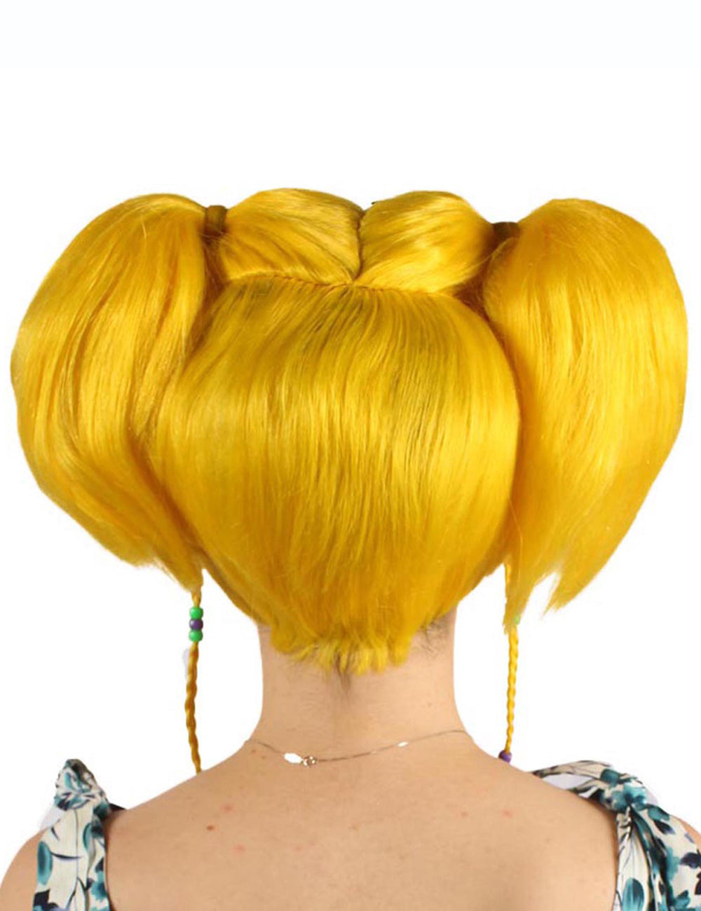 Wigs2you ハロウィンパーティープレミアム レディース H-698 バットエンジェルウィッグ イエロー色