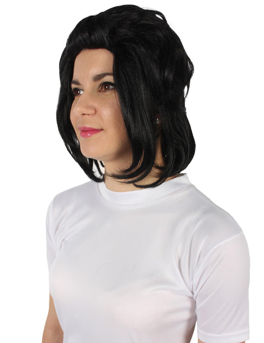 ハロウィンとパーティ プレミアムレディース 日本のマンガ エルディアン ガビ ショートブラックウィッグ H-5669