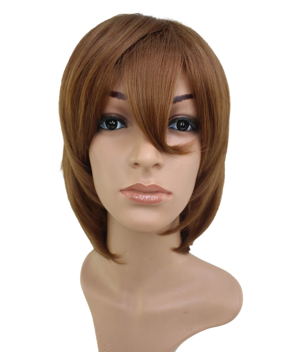 レディースファッション C-058 ミディアム C-ダークネイビー コスプレヒートスタイラブルウィッグ