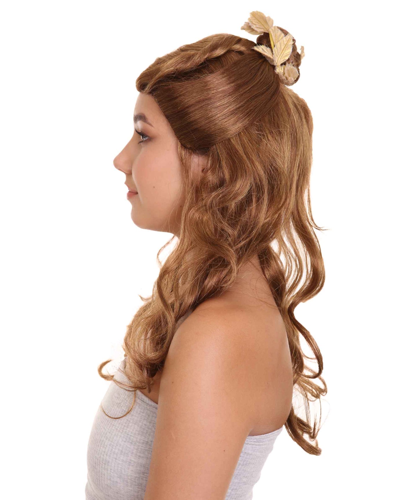 Wigs2you ハロウィンパーティープレミアムレディース H-1829 華やかに見えるコスプレウィッグ 美女と野獣 ベル プレステージIII
