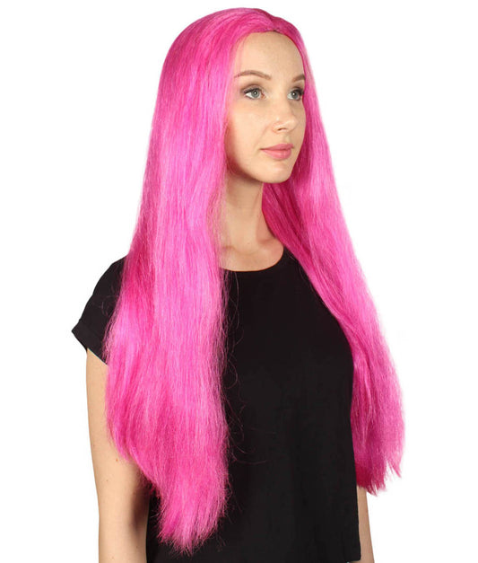 コスプレピンクウィッグ H-1489 ポケモンスタイル ジェシースタイルウィッグ プレミアム通気性キャップレスキャップ