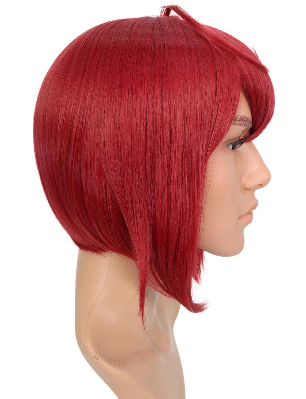メンズファッション C-088 ミディアム C-スペシャルワインレッド コスプレヒートスタイラブルウィッグ