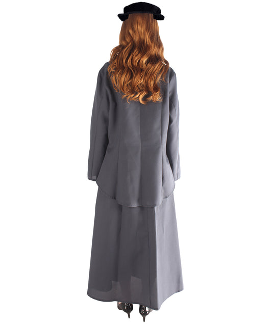 女性 JCP-161 のイングリッシュナニーコスチューム シャドウグレーコスプレコスチューム