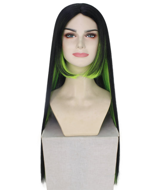 レディース H-5959 ブラック アメリカン ラッパー コスプレ ウィッグ 合成ファイバー パーティーに最適 合成ファイバー キャップレス キャップ