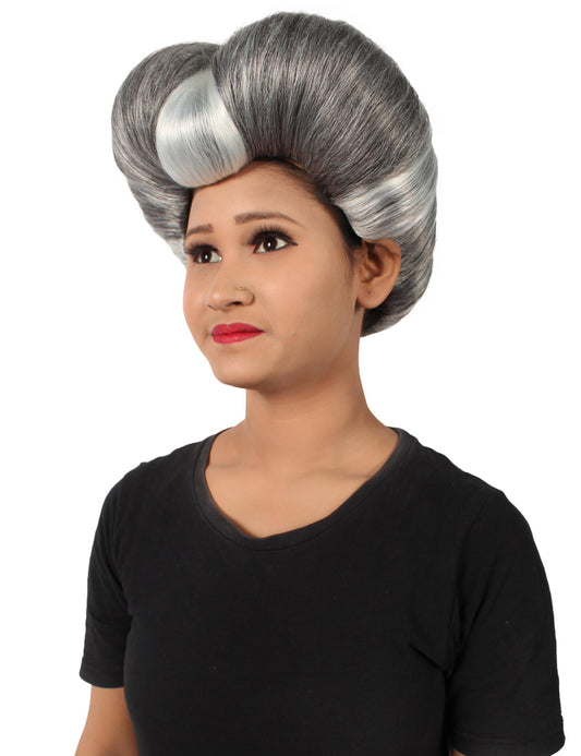 ハロウィンとパーティ プレミアムレディース 悪の継母 ハート形のポンパドール 複数の色 キャップレスデザイン 快適 H-5682