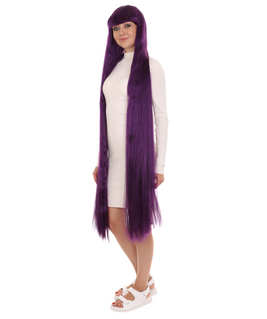 ハロウィンパーティープレミアム H-2726 50エクストラロングバイオレットレディースウィッグコレクション