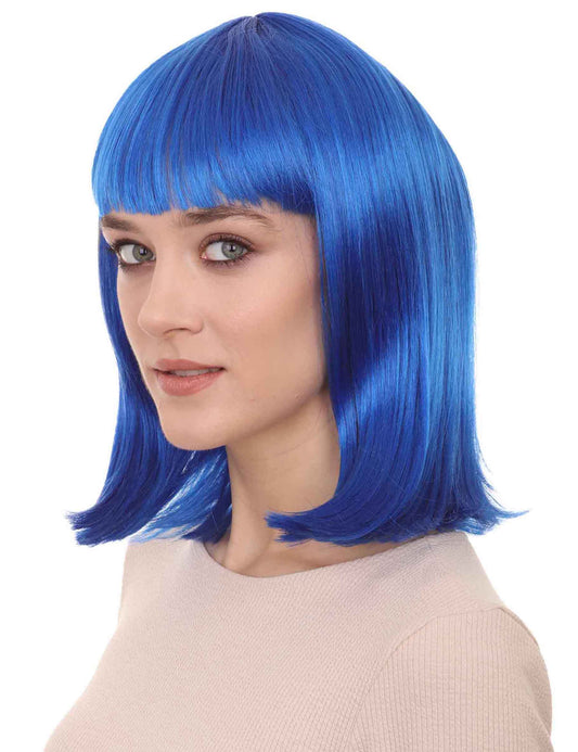 Wigs2you ハロウィンパーティー プレミアム レディース H-659 ダークブルー ボブウィッグ