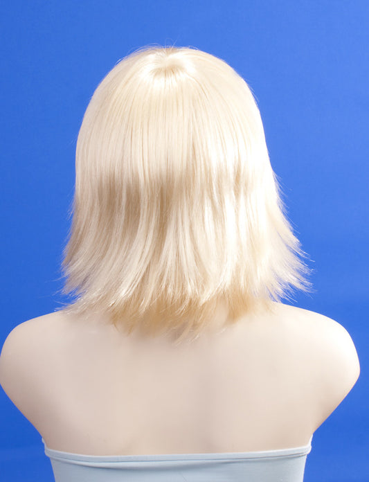 レディースファッション W-728 ミディアム C-プラチナブロンド コスプレヒートスタイラブルウィッグ